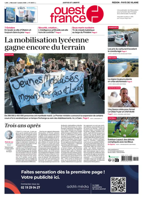Cover of Ouest France (Redon / Pays de Vilaine)