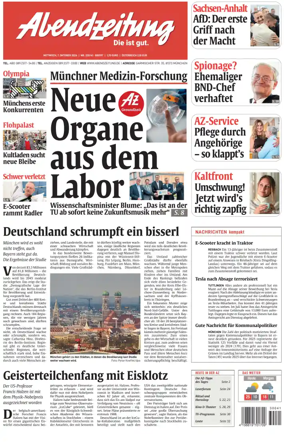 Cover of Abendzeitung Munchen