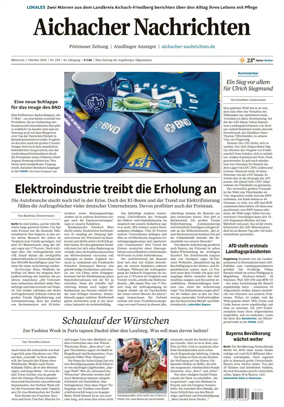 Cover of Aichacher Nachrichten