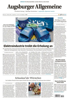 Cover of Augsburger Allgemeine (Land Nord)