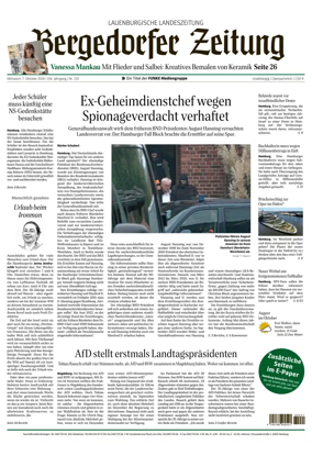 Cover of Bergedorfer Zeitung