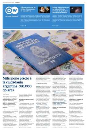 Cover of Deutsche Welle (Spanish edition)