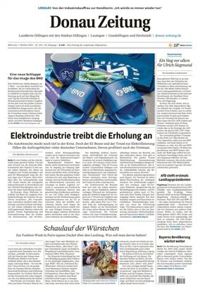 Cover of Donau Zeitung