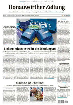 Cover of Donauwoerther Zeitung