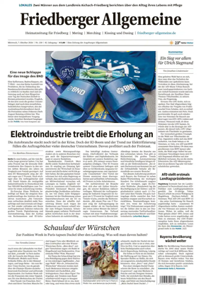 Cover of Friedberger Allgemeine
