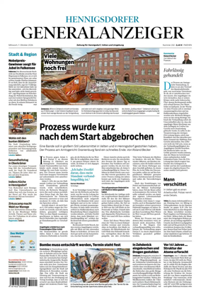 Cover of Hennigsdorfer Generalanzeiger