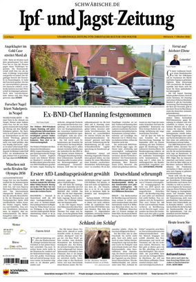 Cover of Ipf- und Jagst-Zeitung