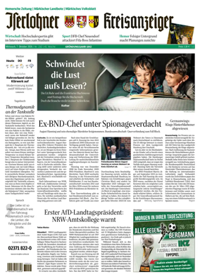 Cover of Iserlohner Kreisanzeiger und Zeitung (Iserlohn)