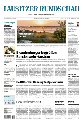 Cover of Lausitzer Rundschau