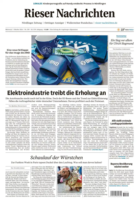 Cover of Rieser Nachrichten