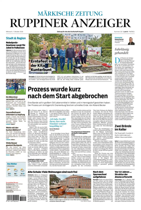 Cover of Ruppiner Anzeiger