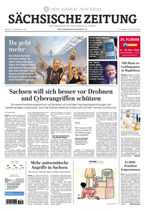 Cover of Sachsische Zeitung (Gorlitz & Niesky)
