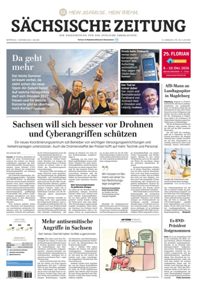 Cover of Sachsische Zeitung (Lobau-Zittau)