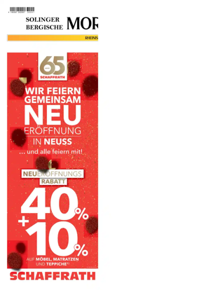 Cover of Solinger Bergische Morgenpost/Remscheid