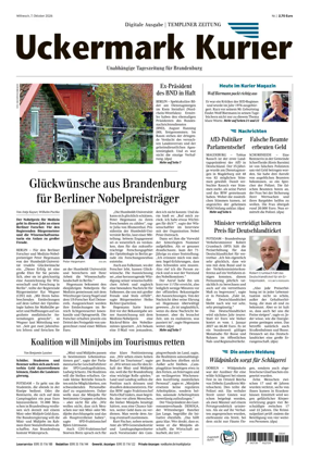 Cover of Templiner Zeitung