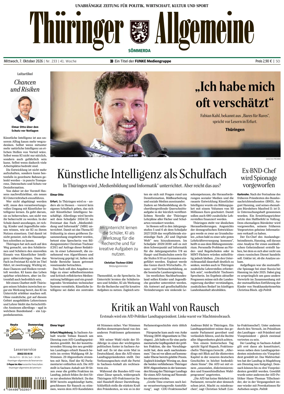 Cover of Thuringer Allgemeine (Sommerda)