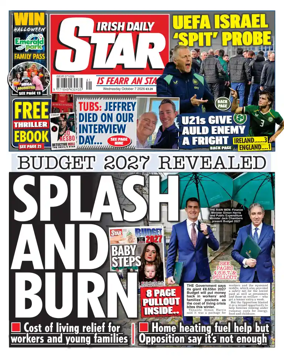 Cover of Irish Daily Star