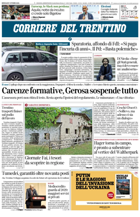 Cover of Corriere del Trentino
