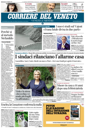 Cover of Corriere del Veneto (Venezia e Mestre)