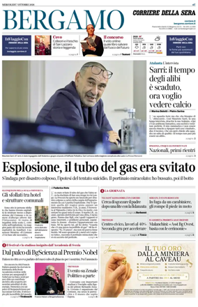 Cover of Corriere della Sera (Bergamo)