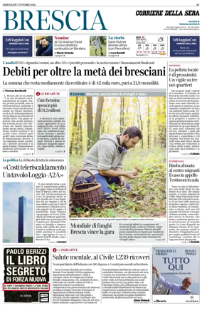 Cover of Corriere della Sera (Brescia)