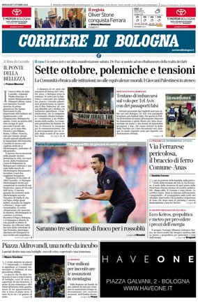 Cover of Corriere di Bologna