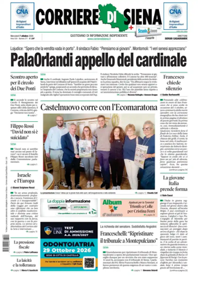 Cover of Corriere di Siena