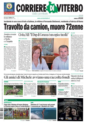 Cover of Corriere di Viterbo