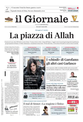 Cover of Il Giornale (Italy)