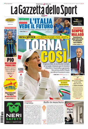 Cover of La Gazzetta dello Sport - Roma