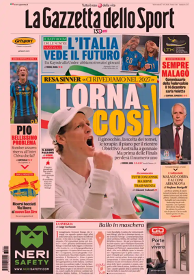 Cover of La Gazzetta dello Sport