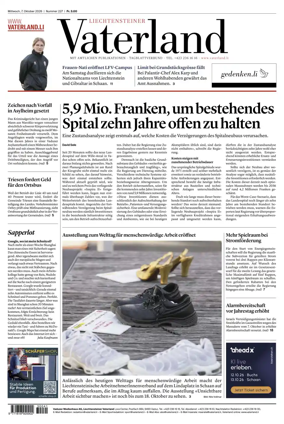 Cover of Liechtensteiner Vaterland