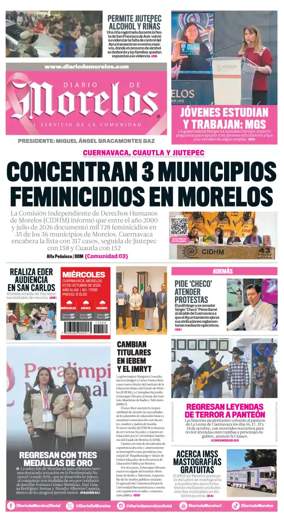 Cover of Diario de Morelos