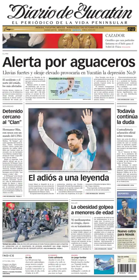 Cover of Diario de Yucatan