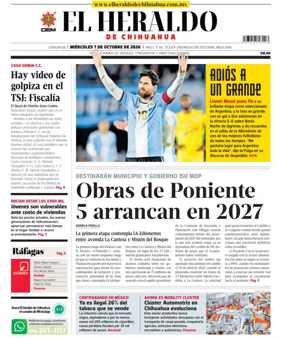 Cover of El Heraldo de Chihuahua