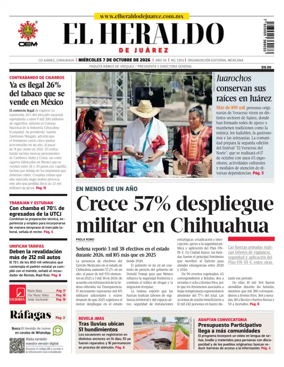 Cover of El Heraldo de Juarez