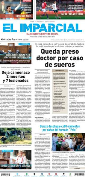 Cover of El Imparcial
