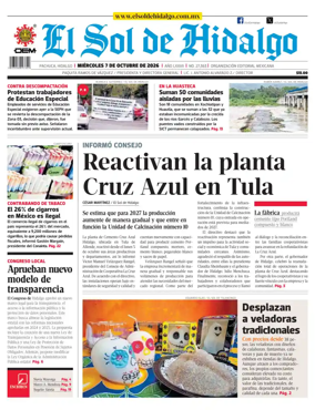 Cover of El Sol de Hidalgo
