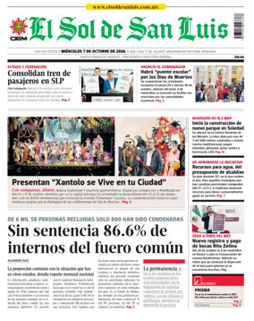 Cover of El Sol de San Luis Potosi
