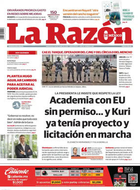 Cover of La Razon de Mexico