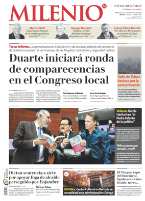Cover of Milenio Edo de Mexico
