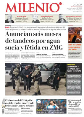 Cover of Milenio Jalisco