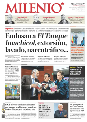 Cover of Milenio Monterrey