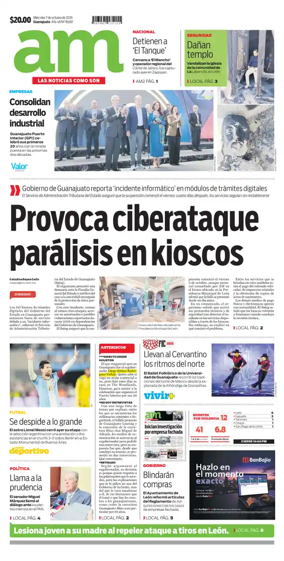Cover of Periodico AM (Leon)