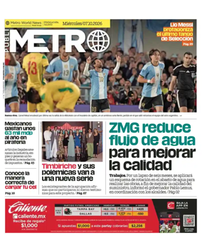 Cover of Publimetro Guadalajara