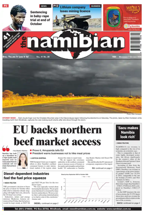 Cover of The Namibian