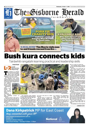 Cover of The Gisborne Herald