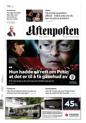 Cover of Aftenposten