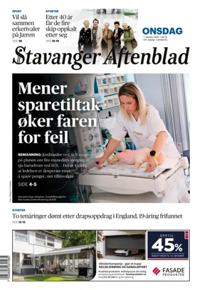 Cover of Stavanger Aftenblad