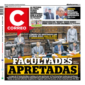 Cover of Diario Correo